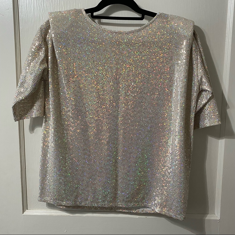 Gold Sparkly Top